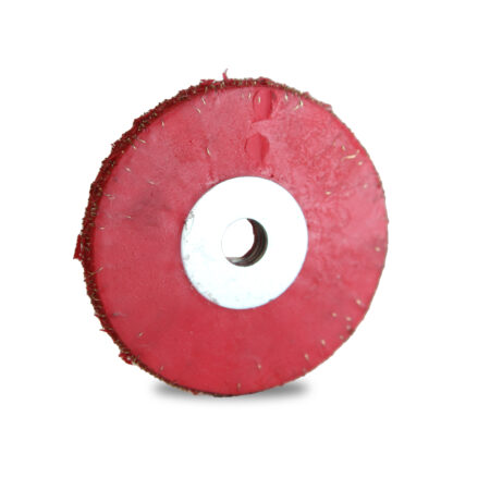 Encapsulated wire brush 3" Red