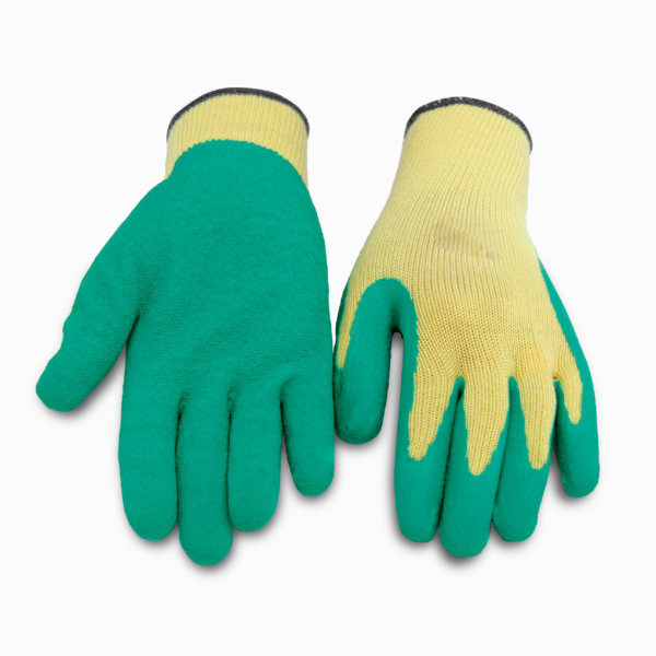 Green gripper gloves (1412A)