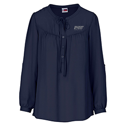 Ladies Long Sleeve Candice Blouse NAVY